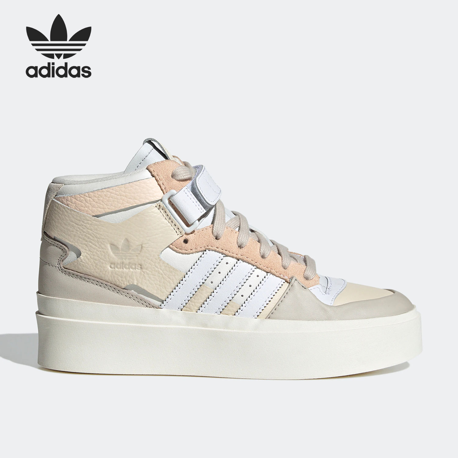 Adidas/阿迪达斯正品三叶草女子运动休闲厚底耐磨板鞋GW7061