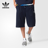 BK7735 三叶草2021男子运动休闲透气五分短裤 Adidas 阿迪达斯正品
