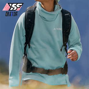 Adidas TERREX户外女士运动高领抓绒衣IB1833 阿迪达斯正品