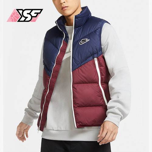 Nike/耐克正品冬季新款男子运动保暖休闲羽绒马甲CU4415-410