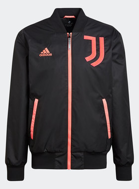 Adidas/阿迪达斯正品2022尤文图斯男子足球运动夹克H67144