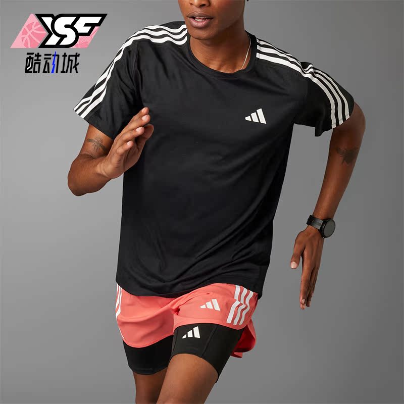 Adidas/阿迪达斯正品OTR E 3S TEE男士跑步运动圆领T恤IQ3834