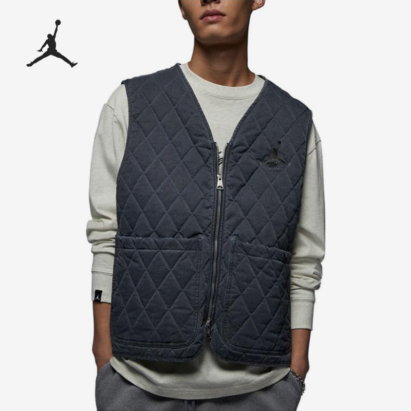 Nike/耐克正品2023春季新款Jordan男子运动单马甲DV7566-010