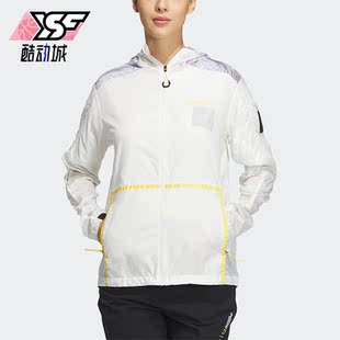 NATGEO Adidas 阿迪达斯正品 运动夹克HY4692 女子防晒UPF50