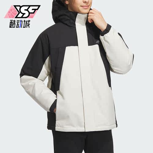 Adidas/阿迪达斯正品新款男子时尚拼接宽松运动羽绒服IL8920