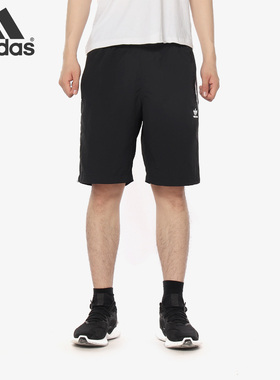 Adidas/阿迪达斯正品 三叶草男裤2019新款 运动短裤五分裤 CW1305