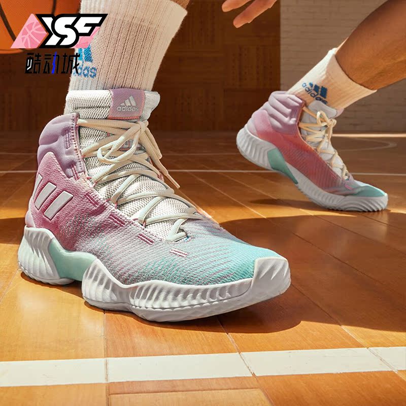 Adidas/阿迪达斯正品PRO BOUNCE 2018男女运动篮球鞋IG4496