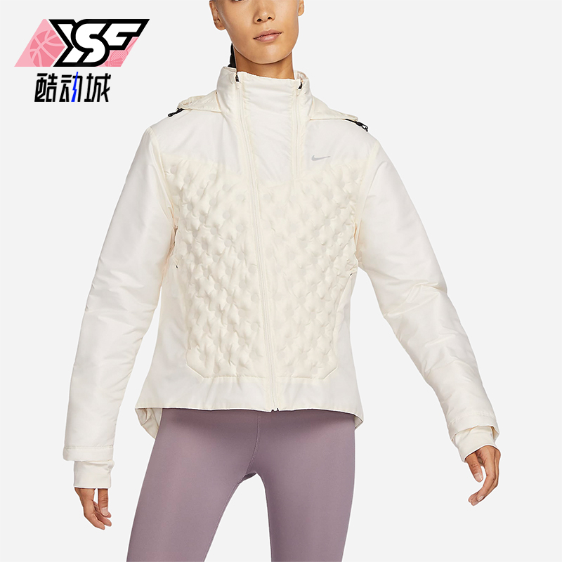 Nike/耐克正品2023冬季新款女子保暖连帽休闲运动羽绒服FB7604
