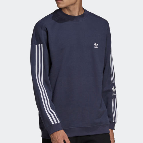 Adidas/阿迪达斯正品LOCK UP CREW三叶草男子圆领套头卫衣HC1997