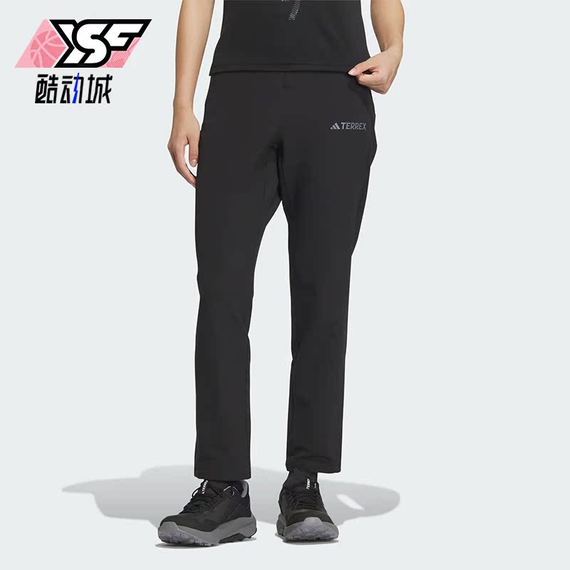 Adidas/阿迪达斯正品TERREX女士户外锥形运动软壳裤IN2232
