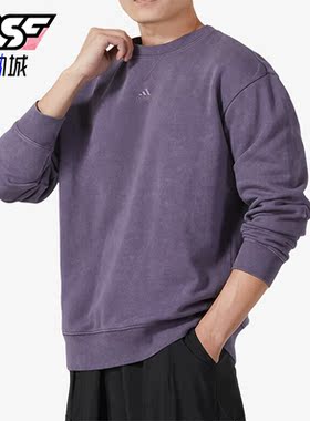 Adidas/阿迪达斯正品M ALL SZN W SWT男士圆领套头卫衣IJ6926