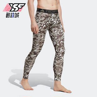 Adidas AOP TIGHT男子紧身运动健身裤 IC2161 阿迪达斯正品