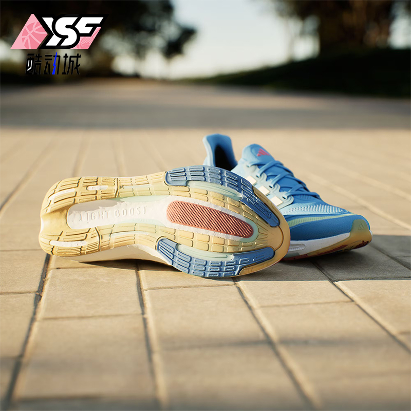 Adidas/阿迪达斯正品防滑耐磨新款男女缓震透气运动跑步鞋IE8488