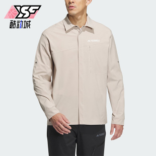 Adidas SLEEVESHIRT男子户外运动翻领夹克IL8943 阿迪达斯正品