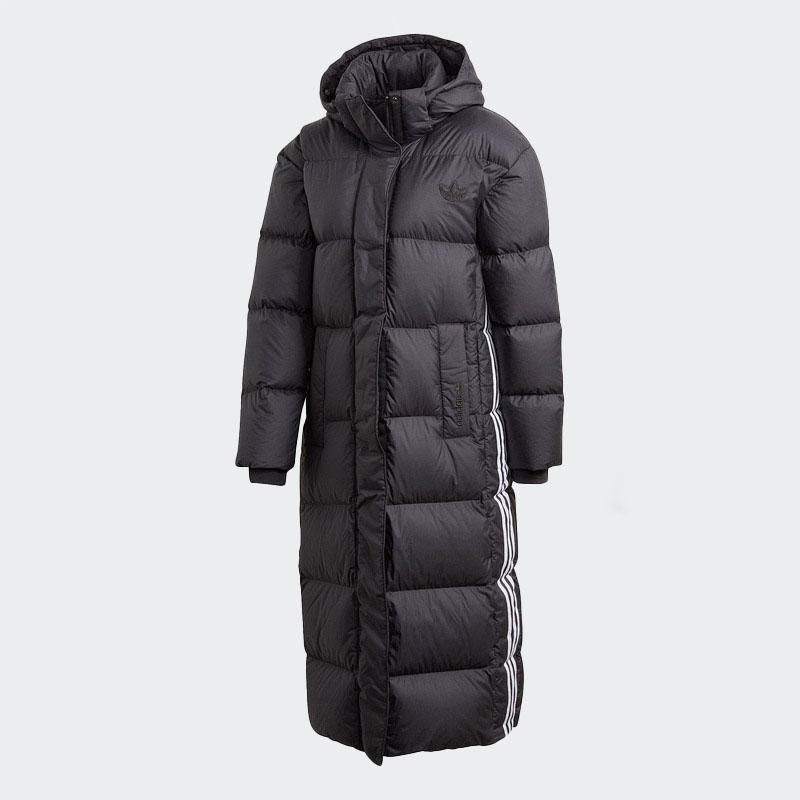 Adidas/阿迪达斯正品三叶草女子长款保暖防风 运动羽绒服 GD2498