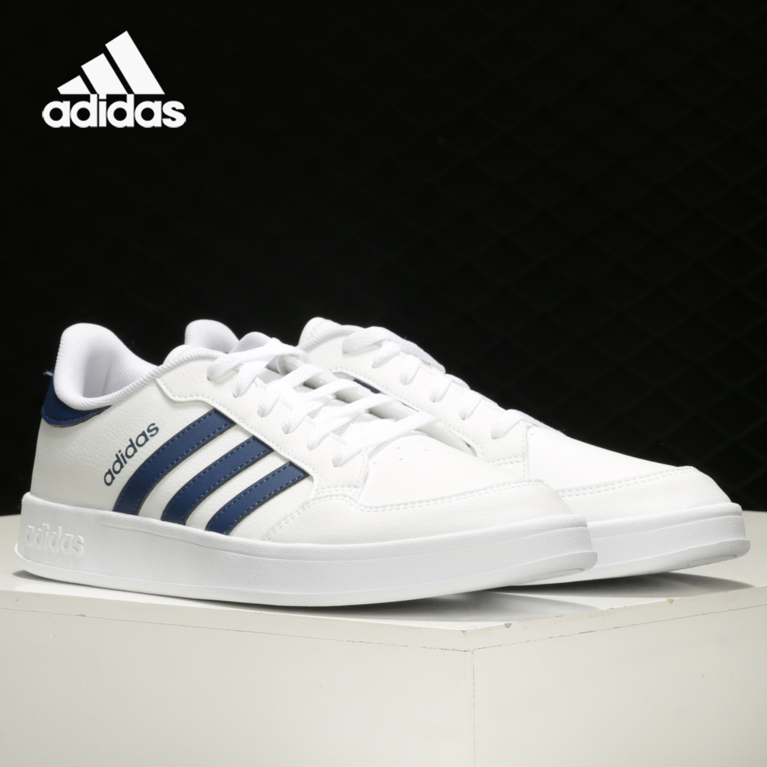 Adidas/阿迪达斯正品男女同款低帮系带网球运动休闲板鞋FX8710