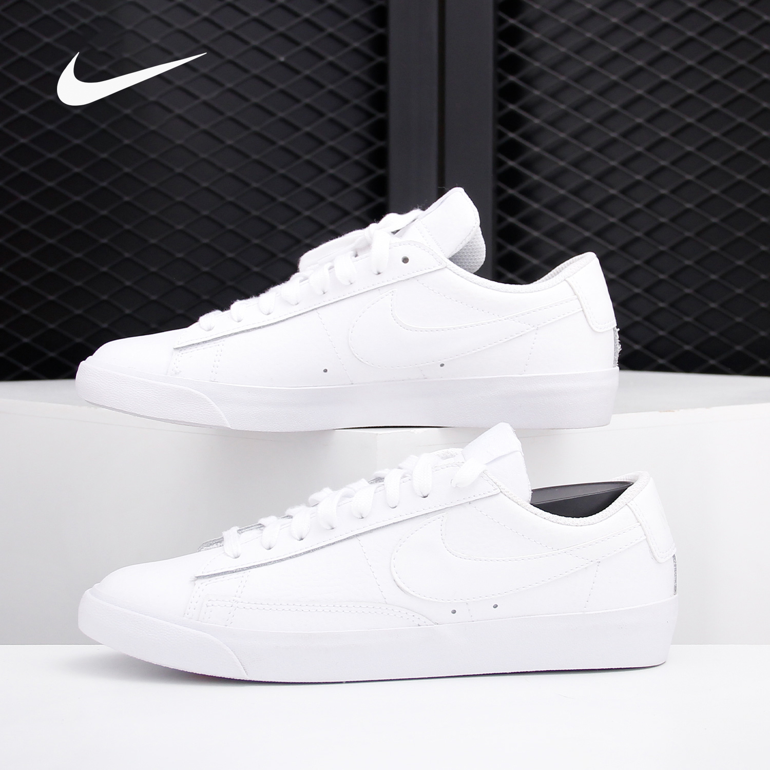 Nike/耐克正品Blazer 男子低帮运动休闲轻便小白鞋滑板鞋 AQ3597