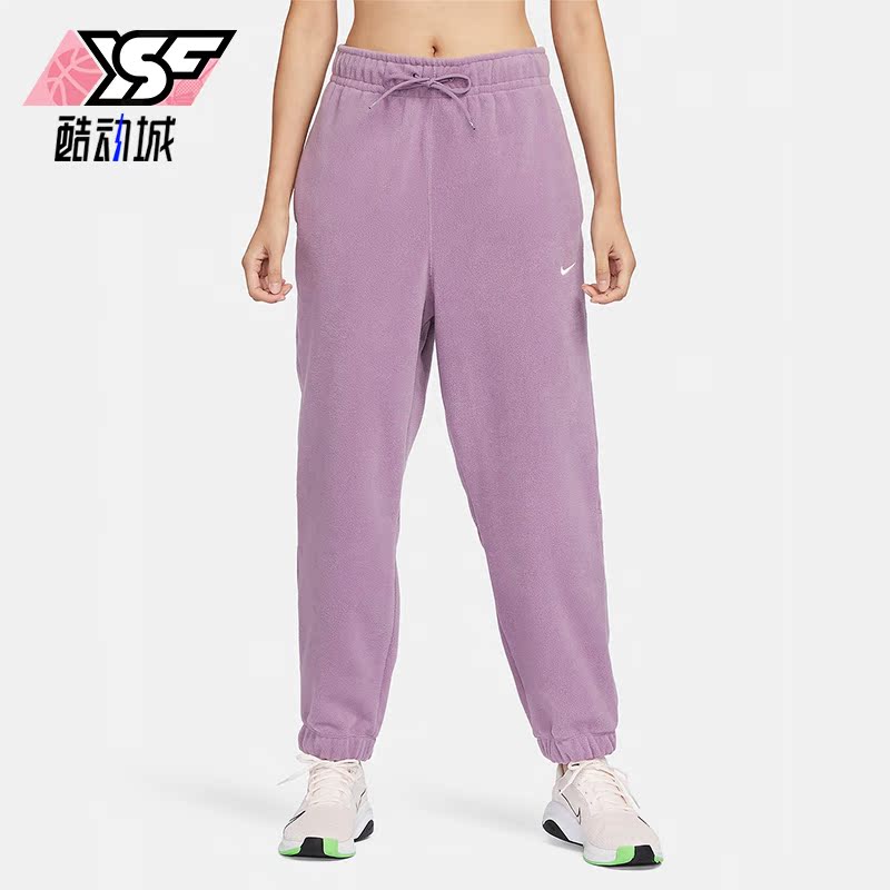 Nike/耐克正品冬季新款女士针织加绒休闲运动长裤FB5579-536