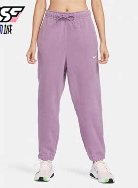 Nike/耐克正品冬季新款女士针织加绒休闲运动长裤FB5579-536