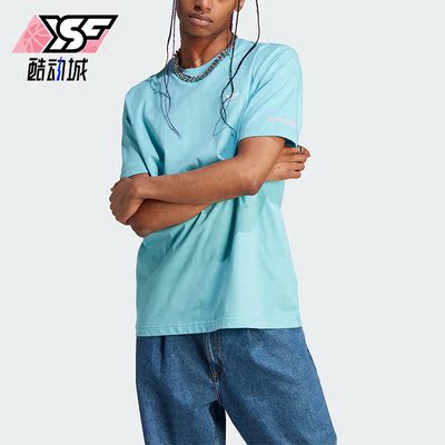 阿迪达斯男子运动短袖