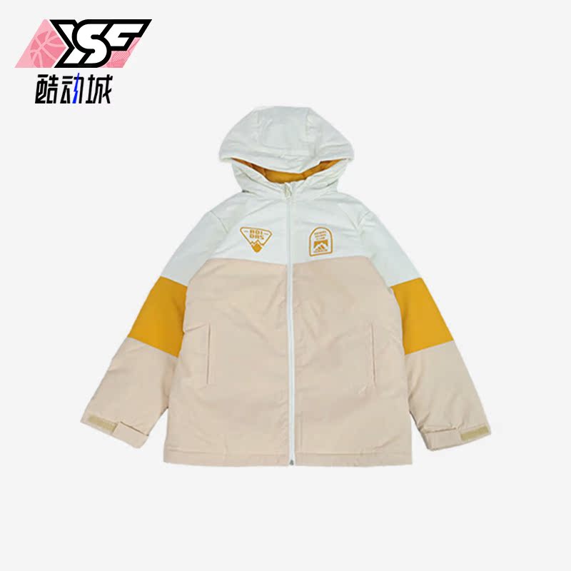 阿迪达斯正品大童保暖羽绒服
