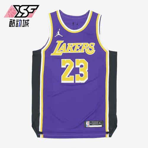 Nike/耐克正品洛杉矶湖人男子篮球无袖运动球衣CV8856-511