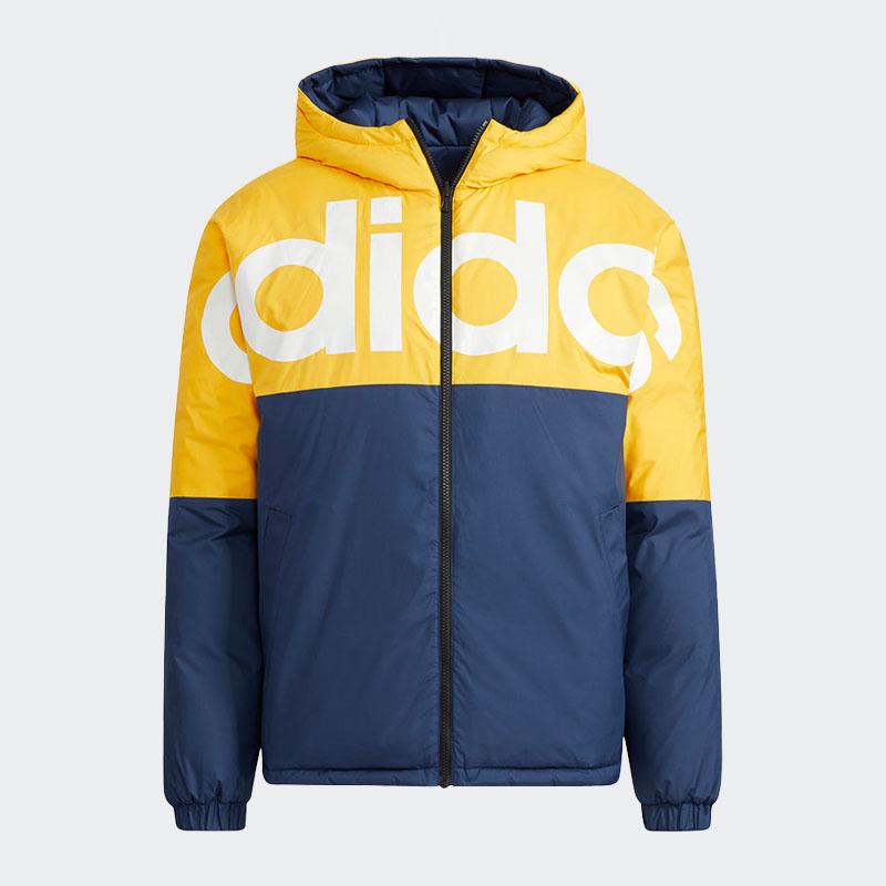 Adidas/阿迪达斯正品Neo 2021男子双面穿保暖羽绒服H45285