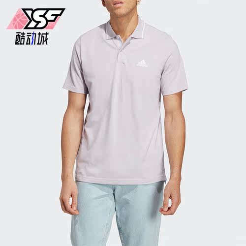 Adidas/阿迪达斯正品2023春夏新款男子运动短袖POLO衫IC9316