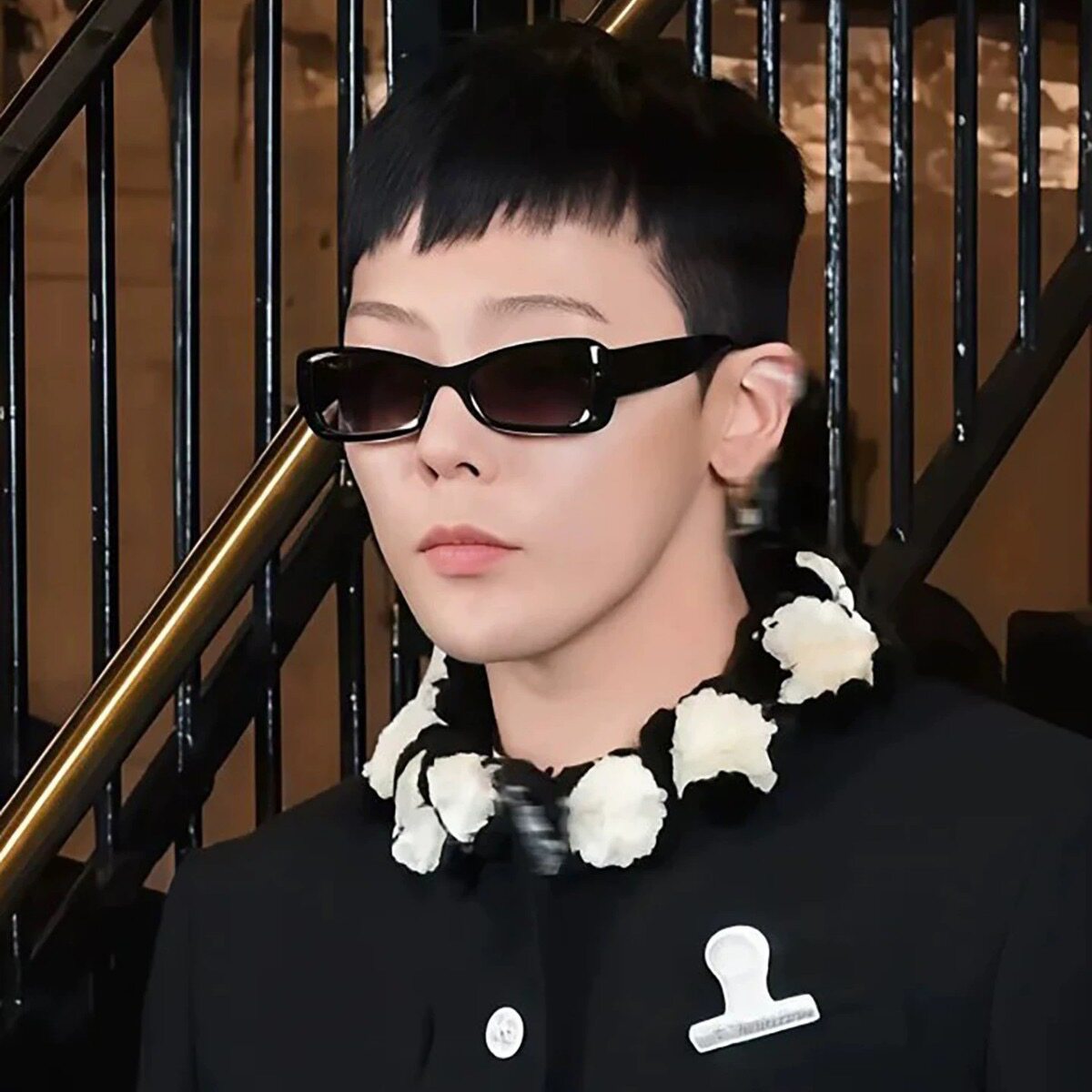 权志龙GD同款墨镜方框猫眼男女潮2026新款潮防紫外线偏光太阳眼镜