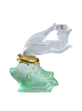 心缘堂琉璃四十二手香插香器贴金家居摆件家用客厅饰品好友送礼