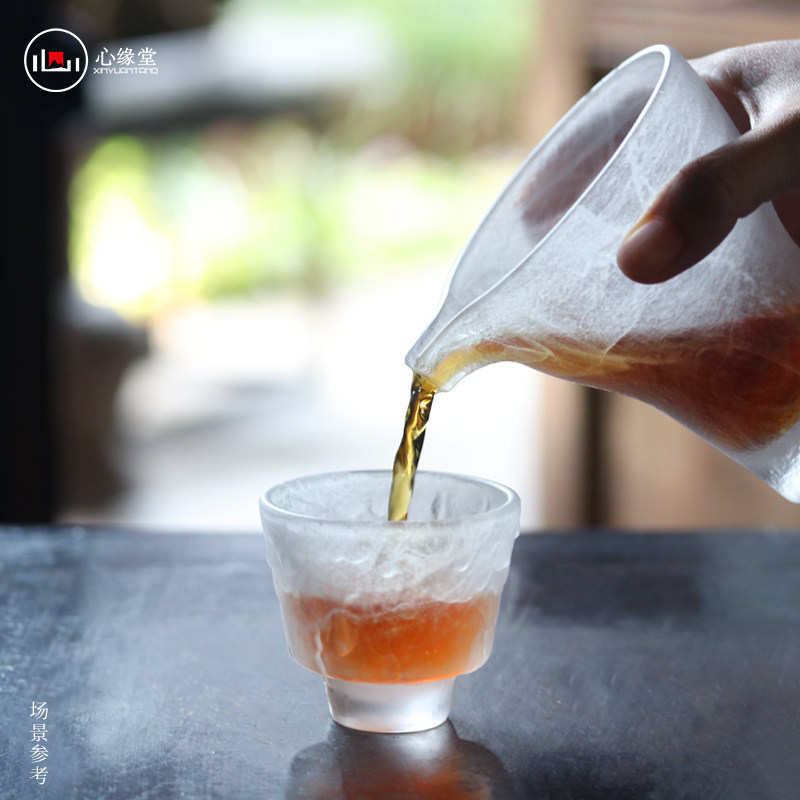 心缘堂琉璃茶器套装【若水套装】盖碗公道品茗杯功夫杯茶杯