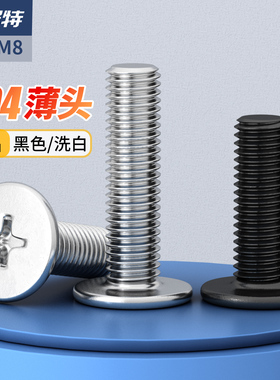 304不锈钢十字扁平头螺丝平圆头螺钉CM电脑硬盘螺丝M2.5M3M4M6M8