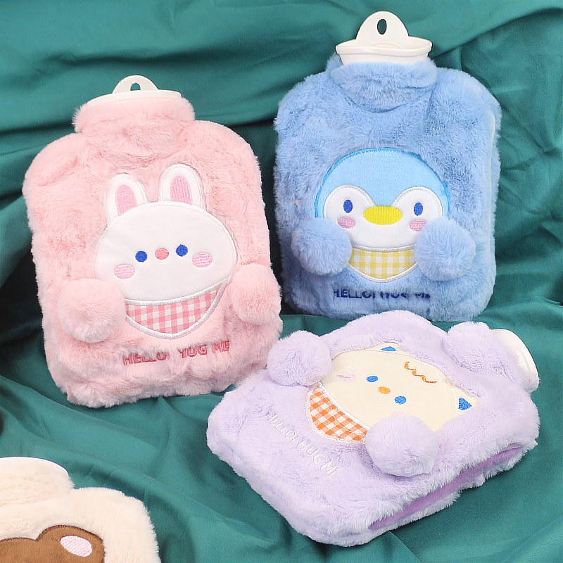 双插手热水袋注水毛绒可爱暖手宝学生大小号灌水冲水暖水袋敷肚子,居家日用,热水袋,淘宝优惠券,粉丝福利购,淘宝优惠卷