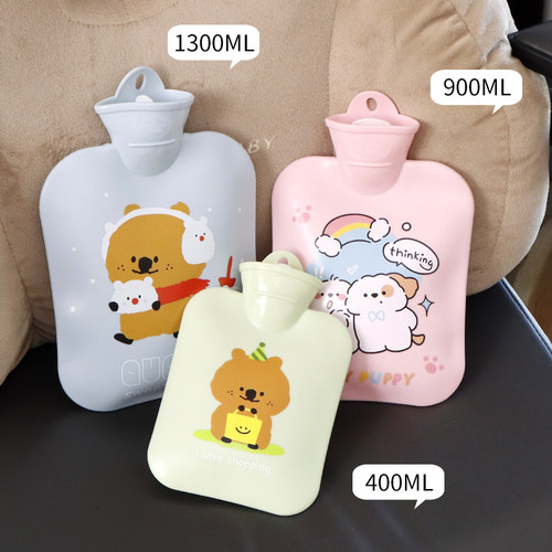 灌水热水袋暖手暖肚子毛绒暖手宝