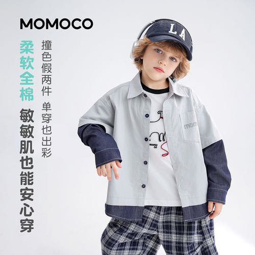 MOMOCO/玛米玛卡春季百搭潮流衬衫 78130129004