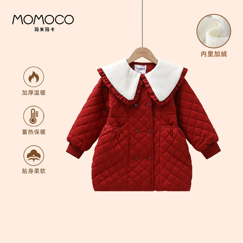 玛米玛卡冬季时尚复古棉服外套 77830101008,童装/婴儿装/亲子装,普通外套,淘宝优惠券,粉丝福利购,淘宝优惠卷