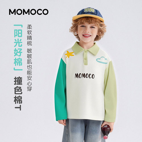 MOMOCO/玛米玛卡春季潮流休闲POLO衫 78130237002
