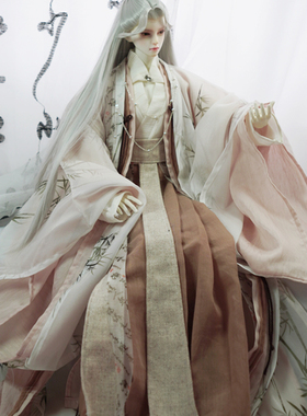 BJD娃衣材料包古装id75壮叔ob24男女3分特体68汉服兵人古风清冷td