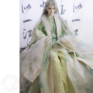 原创BJD娃衣材料包古风装兵人6分4特体id75ob27diy汉服3分叔2宇哥