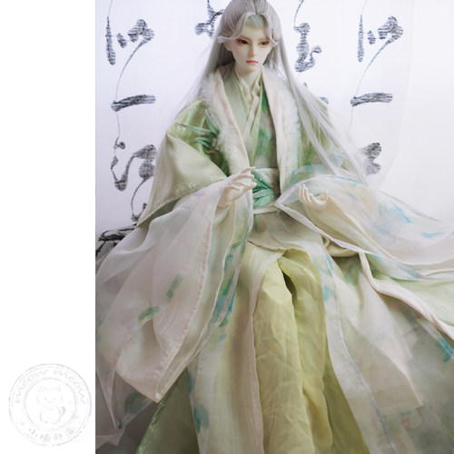 bjd娃衣材料包汉服古风兵人ob27