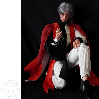 成品娃衣原创BJD/sd兵人古风4分id75壮叔ob男女特体龙魂68td0交错