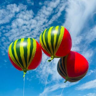 新款西瓜气球飘空西瓜造型气球儿童生日派对装饰布置道具