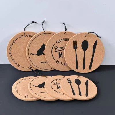 可挂式厨房家用防滑盘子软木杯垫