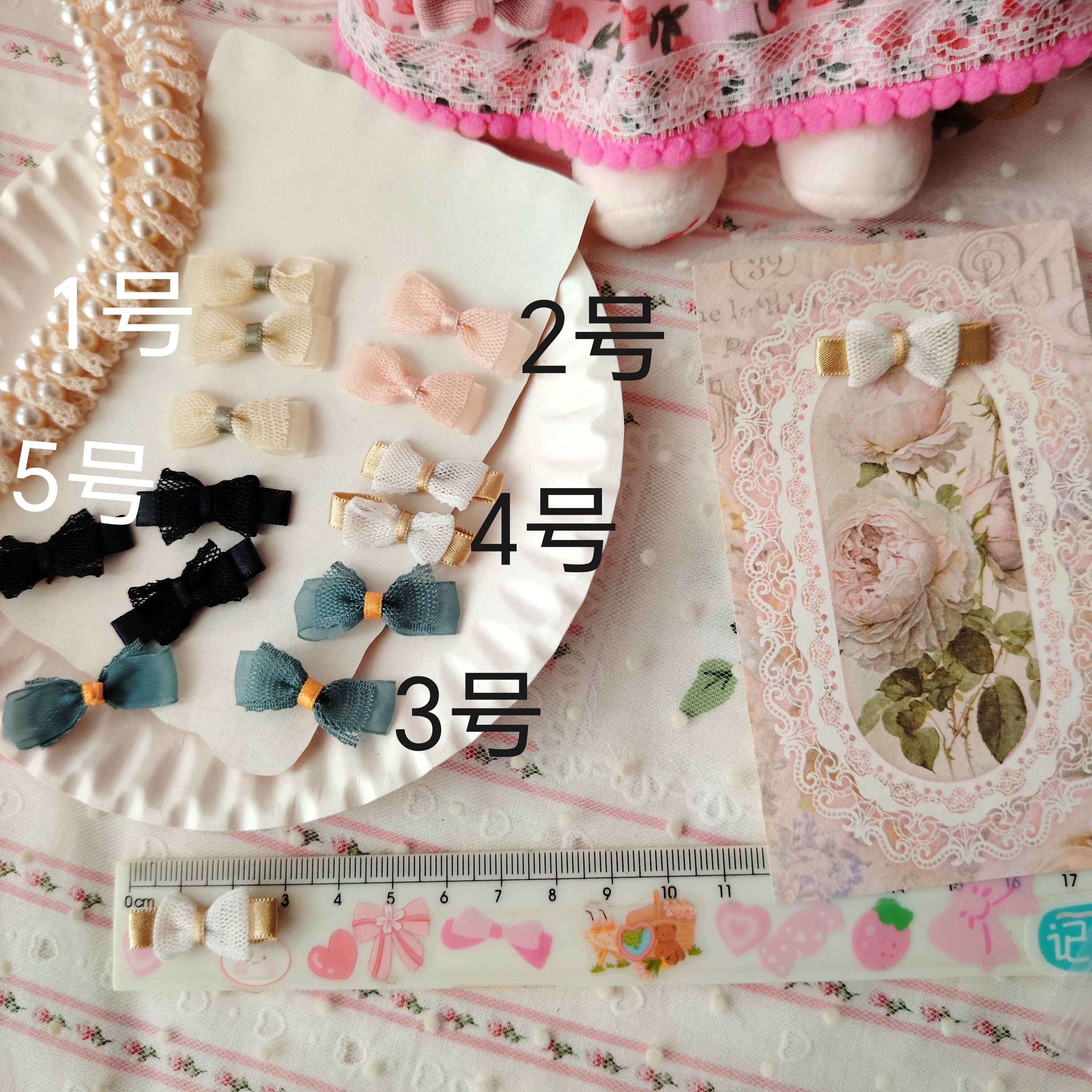 TS1-薄梦～特殊重工温柔小蝴蝶结发夹发圈百搭高亮仿真丝缎带网