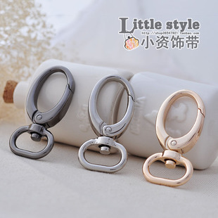 1.9cm/3.2cm大肚揽扣 DIY真皮包带扣 斜挎包单肩包合金金属包扣Z