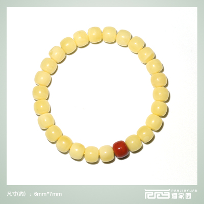 设计款蜜蜡老型单圈手串HA-613-4