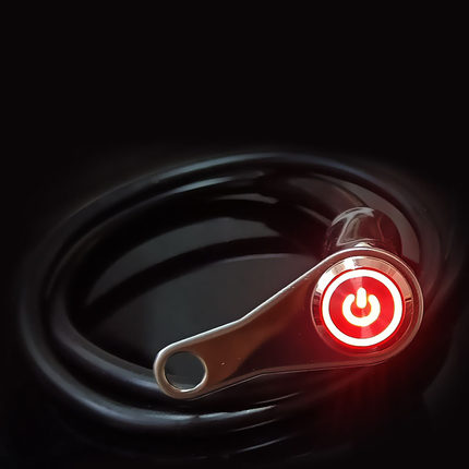 摩托车大灯断电开关电动车射灯防水开关金属自复喇叭暴力风扇开关