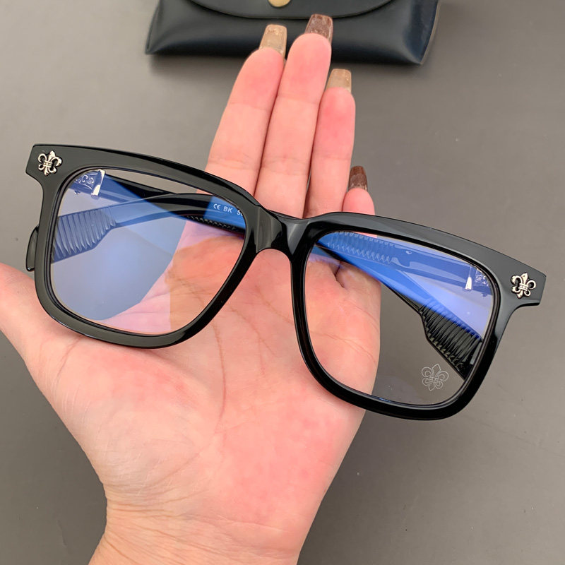 麦克心罗心眼镜框架黑框素颜板材大框显脸小男女百搭全框近视镜架