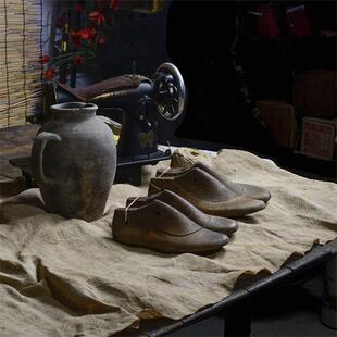 收藏怀旧老物件装饰实木鞋楦头皮鞋鞋撑头定型服装店鞋店装饰摆设