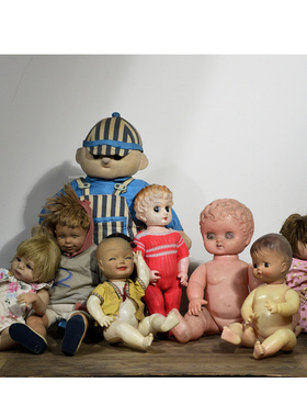 密室逃脱鬼娃娃恐怖女影视道具